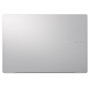 Notebook, ASUS, VivoBook S, M5606UA-MX088W, CPU Ryzen 7, 8845HS, 3800 MHz, 16, 3200x2000, RAM 16GB, LPDDR5x, SSD 1TB, AMD Radeon Graphics, Integrated, ENG, Card Reader Micro SD, Windows 11 Home, Silver, 1.5 kg, 90NB1483-M00620