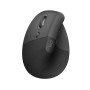 MOUSE USB OPTICAL WRL VERTICAL/GRAP/BLACK 910-006495 LOGITECH