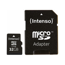 MEMORY MICRO SDHC 32GB C10/W/ADAPTER 3413480 INTENSO