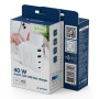 CHARGER USB UNIVERSAL 4P 40W/TA-UC-2A2C-PD40-01-W GEMBIRD