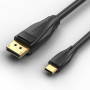 CABLE DP TO USB-C 8K HD/2M BLACK CGYBH VENTION