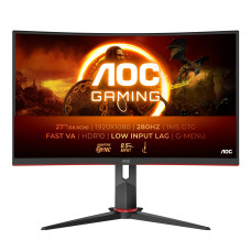LCD Monitor, AOC, C27G2Z3/BK, 27, Gaming/Curved, Panel VA, 1920x1080, 16:9, 240Hz, Matte, 1 ms, Tilt, C27G2Z3/BK