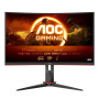 LCD Monitor, AOC, C27G2Z3/BK, 27, Gaming/Curved, Panel VA, 1920x1080, 16:9, 240Hz, Matte, 1 ms, Tilt, C27G2Z3/BK