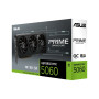 Graphics Card, ASUS, NVIDIA, GeForce RTX 5060, 8 GB, GDDR7, 128 bit, PCI Express 5.0, Active, PRIME-RTX5060-O8G