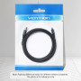 CABLE USB-C TO USB2.0/1M BLACK COKBF VENTION