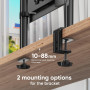 MONITOR ACC DESK MOUNT/13-34 BLACK D101E-B ONKRON
