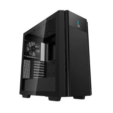 Case, DEEPCOOL, CH510 MESH DIGITAL, MiniTower, Case product features Transparent panel, Not included, Colour Black, R-CH510-BKNSE1-G-1