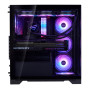 Case, ADATA, INVADER X BTF, MidiTower, Case product features Transparent panel, ATX, MicroATX, MiniITX, Colour Black, INVADERXBTFMT-BKCWW