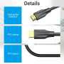 CABLE HDMI 8K/1M BLACK AANBF VENTION
