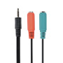 CABLE AUDIO 3.5MM 4-PIN TO/3.5MM S+MIC CCA-417 GEMBIRD