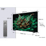 TV Set, TCL, 115 , 4K Ultra HD, 3840 x 2160 pixels, Flat, 16:9, QD-Mini LED, 115C7K