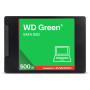 SSD, SANDISK, Green, POWERED BY SANDISK, 500GB, 3D NAND, Read speed 545 MBytes/sec, 2,5, MTBF 2000000 hours, WDS500G5G0A