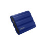 External SSD, SAMSUNG, T7, 2TB, USB 3.2, Write speed 1000 MBytes/sec, Read speed 1050 MBytes/sec, MU-PE2T0R/EU