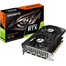 Graphics Card, GIGABYTE, NVIDIA GeForce RTX 3050, 8 GB, GDDR6, 128 bit, PCIE 4.0 16x, Memory 14000 MHz, 2xHDMI, 2xDisplayPort, GV-N3050WF2OCV2-8GD Graphics Card, GIGABYTE, NVIDIA GeForce RTX 3050, 8 GB, GDDR6, 128 bit, PCIE 4.0 16x, Memory 14000 MHz, 2xHDMI, 2xDisplayPort, GV-N3050WF2OCV2-8GD