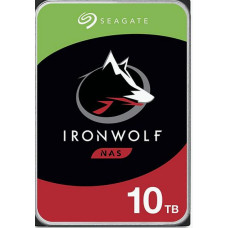 HDD, SEAGATE, IronWolf, 10TB, SATA 3.0, 256 MB, 7200 rpm, 3,5, ST10000VN000