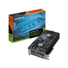 Graphics Card, GIGABYTE, NVIDIA GeForce RTX 5060 Ti, 16 GB, GDDR7, 128 bit, PCIE 5.0 16x, GPU 2617 MHz, Dual Slot Fansink, 1xHDMI, 3xDisplayPort, GV-N506TEAGLEOC-16GD1.0