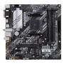 Mainboard, ASUS, AMD B550, SAM4, MicroATX, Memory DDR4, Memory slots 4, 2xPCI-Express 3.0 1x, 1xPCI-Express 4.0 16x, 2xM.2, 1x15pin D-sub, 1xDVI-D, 1xHDMI, 2xAudio-In, 1xAudio-Out, 6xUSB 3.2, 1xPS/2, 1xRJ45, PRIMEB550M-AWIFIII