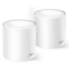 Wireless Router, TP-LINK, Wireless Router, 1500 Mbps, Mesh, Wi-Fi 6, 1x10/100/1000M, 1x2.5GbE, DHCP, DECOX10(2-PACK) Wireless Router, TP-LINK, Wireless Router, 1500 Mbps, Mesh, Wi-Fi 6, 1x10/100/1000M, 1x2.5GbE, DHCP, DECOX10(2-PACK)