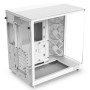 Case, NZXT, H6 Flow RGB, MidiTower, Case product features Transparent panel, Not included, ATX, MicroATX, MiniITX, Colour White, CC-H61FW-R1