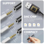 ADAPTER USB-C TO AUDIO 3.5MM/DAC 0.1M ADA-HA AXAGON