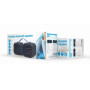 Portable Speaker, GEMBIRD, Black / Blue, Portable, 1xAudio-In, 1xMicroSD Card Slot, Bluetooth, SPK-BT-19