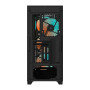 Case, GIGABYTE, C301G V2 BLACK, MidiTower, Case product features Transparent panel, Not included, ATX, EATX, MicroATX, MiniITX, Colour Black, C301GV2