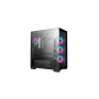 Case, DEEPCOOL, CG580 4F, MidiTower, Case product features Transparent panel, Not included, ATX, MicroATX, MiniITX, Colour Black, R-CG580-BKADA4-G-1