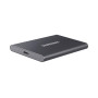 External SSD, SAMSUNG, T7, 2TB, USB 3.2, Write speed 1000 MBytes/sec, Read speed 1050 MBytes/sec, MU-PC2T0T/WW