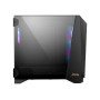 Case, MSI, MEG PROSPECT 700R, MidiTower, Case product features Transparent panel, Not included, ATX, EATX, MicroATX, Colour Black, MEGPROSPECT700R