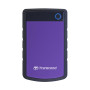 External HDD, TRANSCEND, StoreJet, 2TB, USB 3.0, Colour Purple, TS2TSJ25H3P
