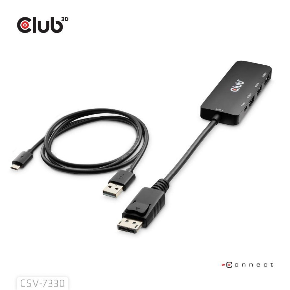I/O ADAPTER DP TO HDMI TRIPLE/CSV-7330 CLUB3D I/O ADAPTER DP TO HDMI TRIPLE/CSV-7330 CLUB3D