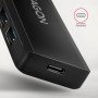 I/O HUB USB TRAVEL/0.19M HUE-C1A AXAGON