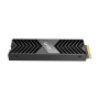 SSD, LEXAR, NM800PRO, 2TB, Heatsink M.2, PCIe Gen4, NVMe, 3D TLC, Write speed 6500 MBytes/sec, Read speed 7500 MBytes/sec, TBW 2000 TB, MTBF 1500000 hours, LNM800P002T-RN8NG