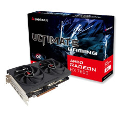 Graphics Card, BIOSTAR, AMD, Radeon RX 7600, 2318 MHz, 8 GB, GDDR6, 128 bit, PCI Express 4.0, Active, VA76S6RM81
