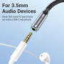ADAPTER USB-C TO AUDIO 3.5MM/0.1M BGMHA VENTION