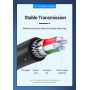 CABLE USB2.0C MALE TO A FEMALE/0.15M BLACK CCSBB VENTION