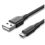 CABLE USB2.0 TO MICRO-B/0.25M BLACK CTIBC VENTION