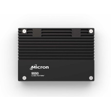 SSD, MICRON, SSD series 9550 PRO, 15.36TB, PCIe Gen5, NVMe, NAND flash technology 3D TLC, Write speed 10000 MBytes/sec, Read speed 14000 MBytes/sec, Form Factor U.2, MTFDLAL15T3THA-1BK1DABYYR