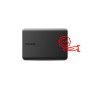 External HDD, TOSHIBA, Canvio Basics 2022, HDTB510EK3AA, 1TB, USB 3.2, Colour Black, HDTB510EK3AA