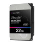 HDD, WESTERN DIGITAL ULTRASTAR, Ultrastar DC HC580, WUH722422ALE6L4 0F62785, 22TB, 512 MB, 7200 rpm, 3,5, 0F62785