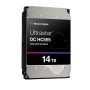 HDD, WESTERN DIGITAL, Serial ATA III, 3.5 , Buffer 512 MB, 7200 RPM, 14 TB, Ultrastar DC HC555, 0B48721