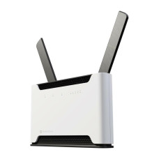 Wireless Router, MIKROTIK, Wi-Fi 6, IEEE 802.11a/b/g, IEEE 802.11n, IEEE 802.11ac, IEEE 802.11ax, USB 2.0, 4x10/100/1000M, 1x2.5GbE, S53UG+5HAXD2HAXD-TC&EG18