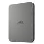 External HDD, LACIE, Mobile Drive Secure, STLR2000400, 2TB, USB-C, USB 3.2, Colour Space Gray, STLR2000400