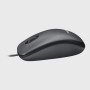 MOUSE USB OPTICAL M100/BLACK 910-006652 LOGITECH