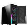 Case, GIGABYTE, AORUS C500 GLASS, MidiTower, Not included, ATX, EATX, MicroATX, MiniITX, Colour Black, AC500G