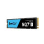 SSD, LEXAR, NQ710, 1TB, Heatsink M.2, PCIe Gen4, NVMe, Write speed 3300 MBytes/sec, Read speed 5000 MBytes/sec, TBW 340 TB, MTBF 150000 hours, LNQ710X001T-RNNNG