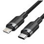 CABLE USB-C TO LIGHTNING/2M BLACK LALBH VENTION