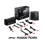 Power Supply, MSI, 1000 Watts, Efficiency 80 PLUS GOLD, PFC Active, MPGA1000GPCIE5