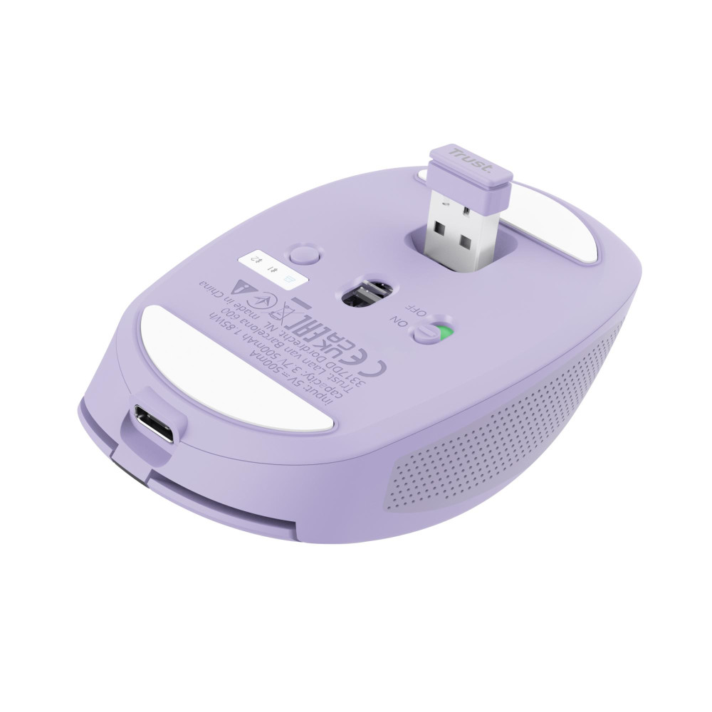 MOUSE USB OPTICAL WRL OZAA/PURPLE 25384 TRUST MOUSE USB OPTICAL WRL OZAA/PURPLE 25384 TRUST