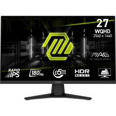 LCD Monitor, MSI, MAG 274QF, 27, Gaming, Matte, Panel IPS, 2560x1440, 16:9, 180Hz, 0.5 ms, Colour Black, MAG274QF LCD Monitor, MSI, MAG 274QF, 27, Gaming, Matte, Panel IPS, 2560x1440, 16:9, 180Hz, 0.5 ms, Colour Black, MAG274QF